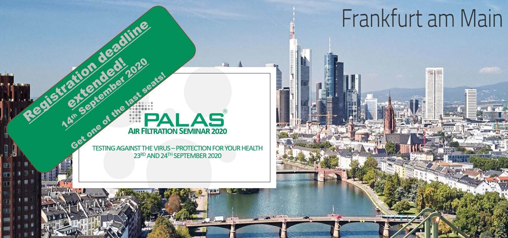 Palas Air Filtration Seminar 2020