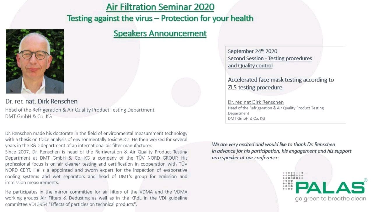 Speakers Announcement Dr. Renschen