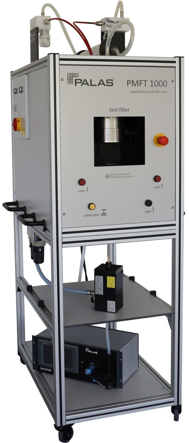 PMFT 1000 M: Atemschutzfiltern, Filtermaskeneffizienz