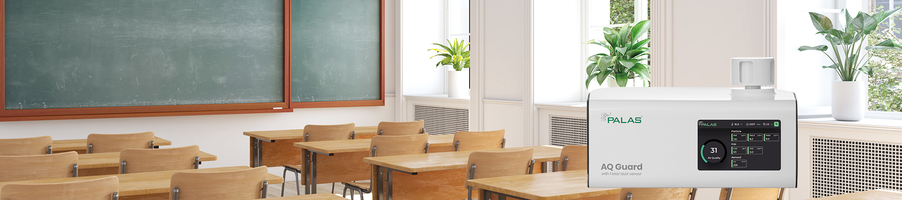 klassenzimmer-mit-leeren-schulb&auml;nken-und-aqguard