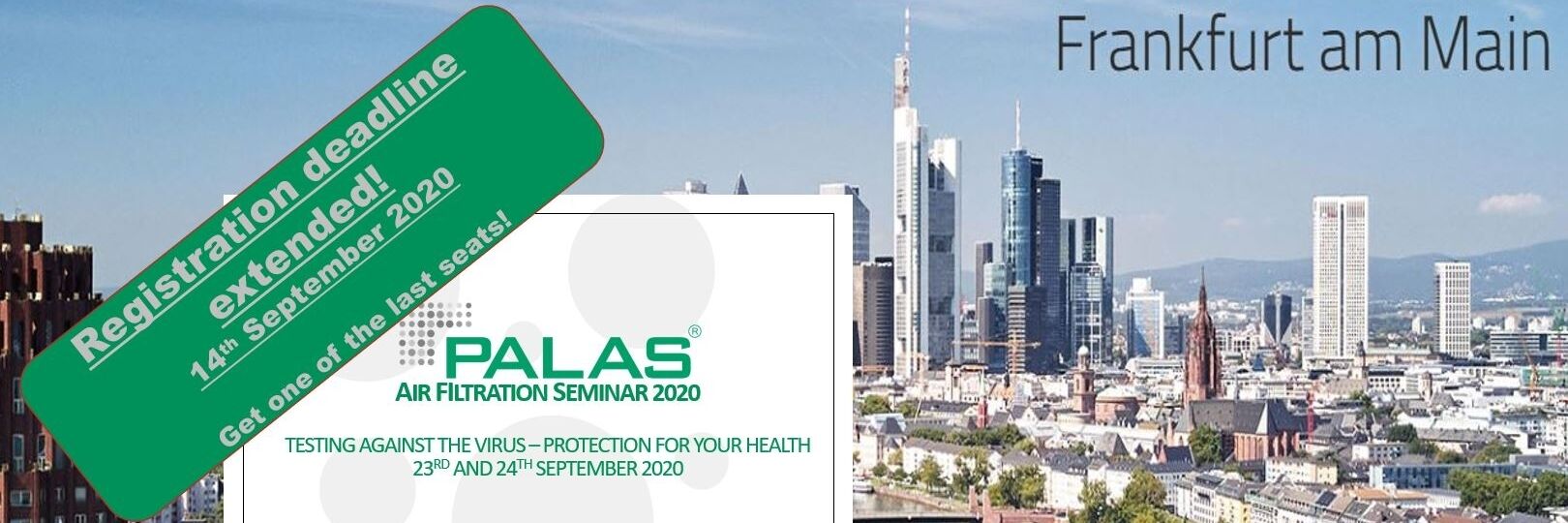 Palas Air Filtration Seminar 2020