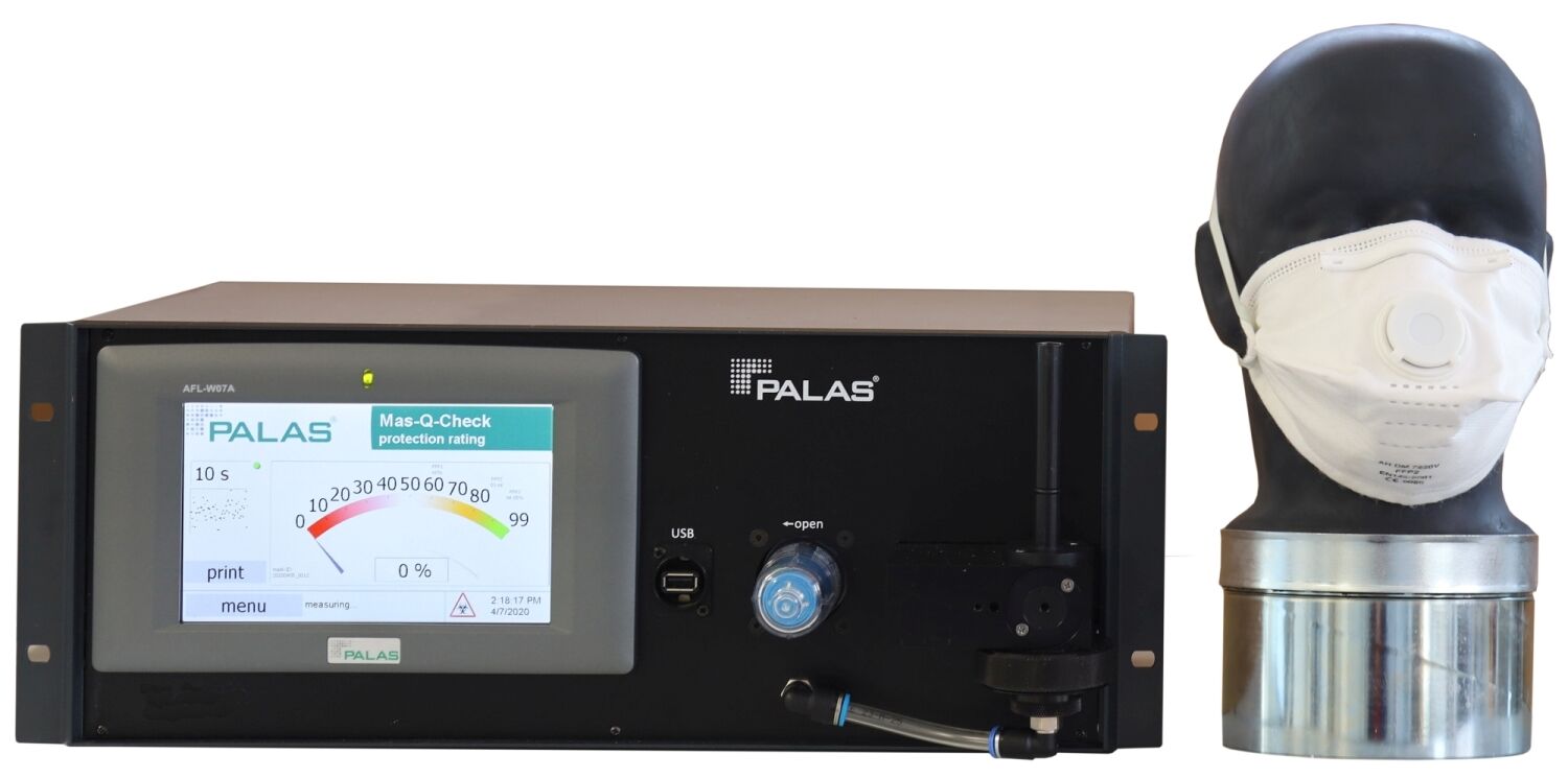Mas-Q-Check: Test von FFP-Schutzmasken, Aerosolgenerator